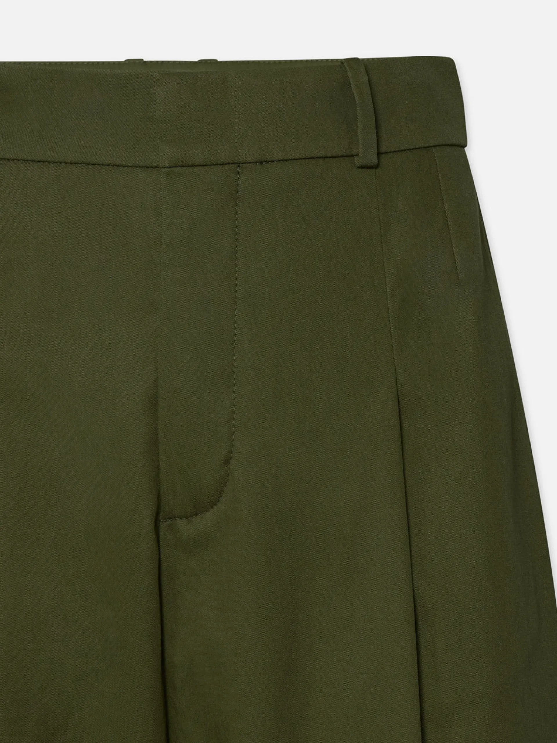 Pleated Wide Leg Pant in Surplus