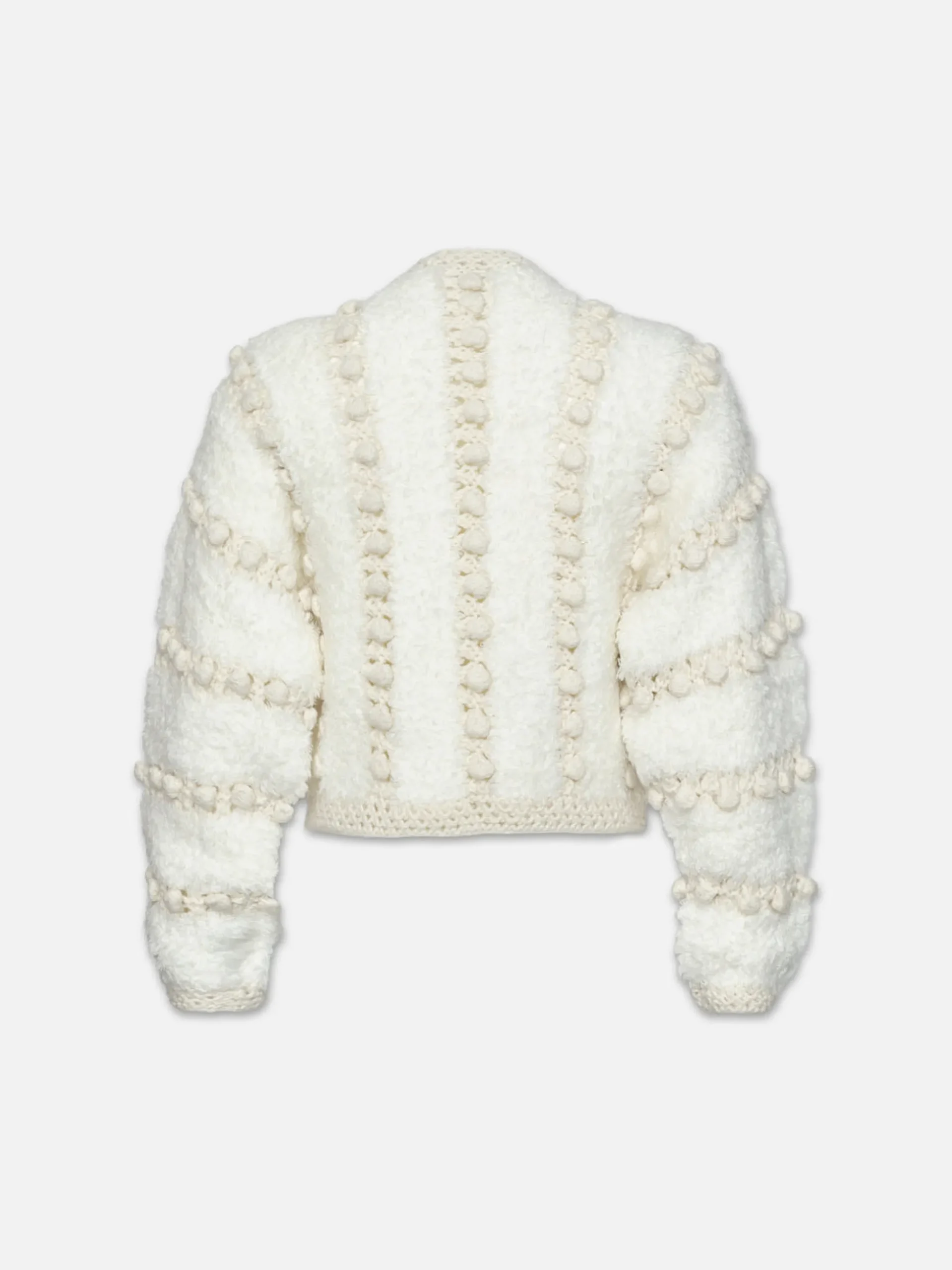 Pom Pom Cardi in Cream
