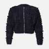 Pom Pom Cardi in Navy