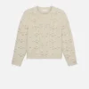 Popcorn Pullover in Cream