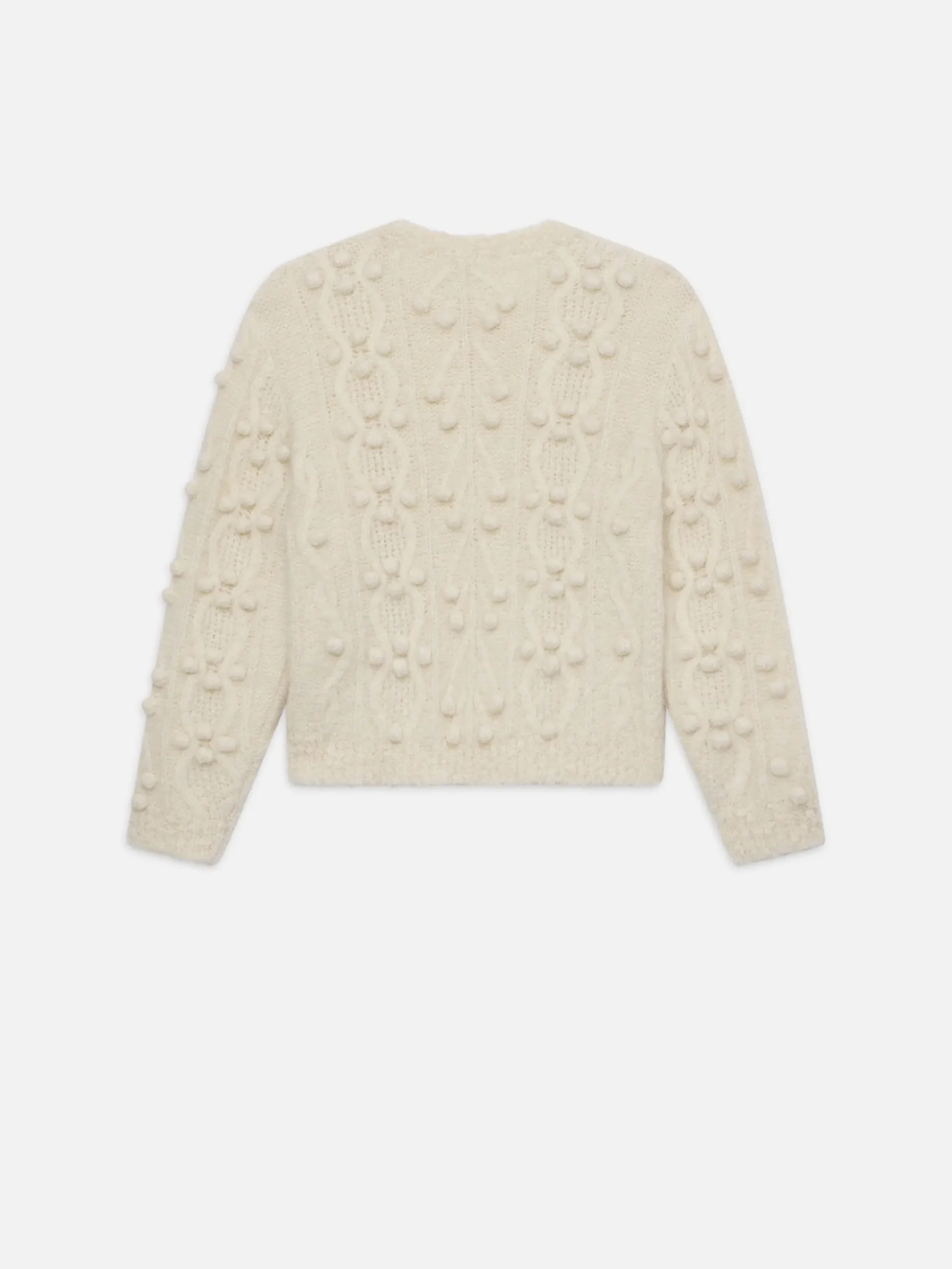 Popcorn Pullover in Cream