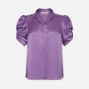 Puff Sleeve Blouse in Orchid
