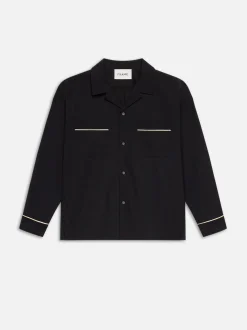 Pyjama Shirt in Black