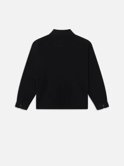 Relaxed Corduroy Overshirt in Dark Navy