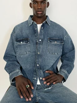 Relaxed Denim Shirt in Briset