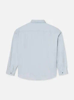Relaxed Denim Shirt in Southern Ocean