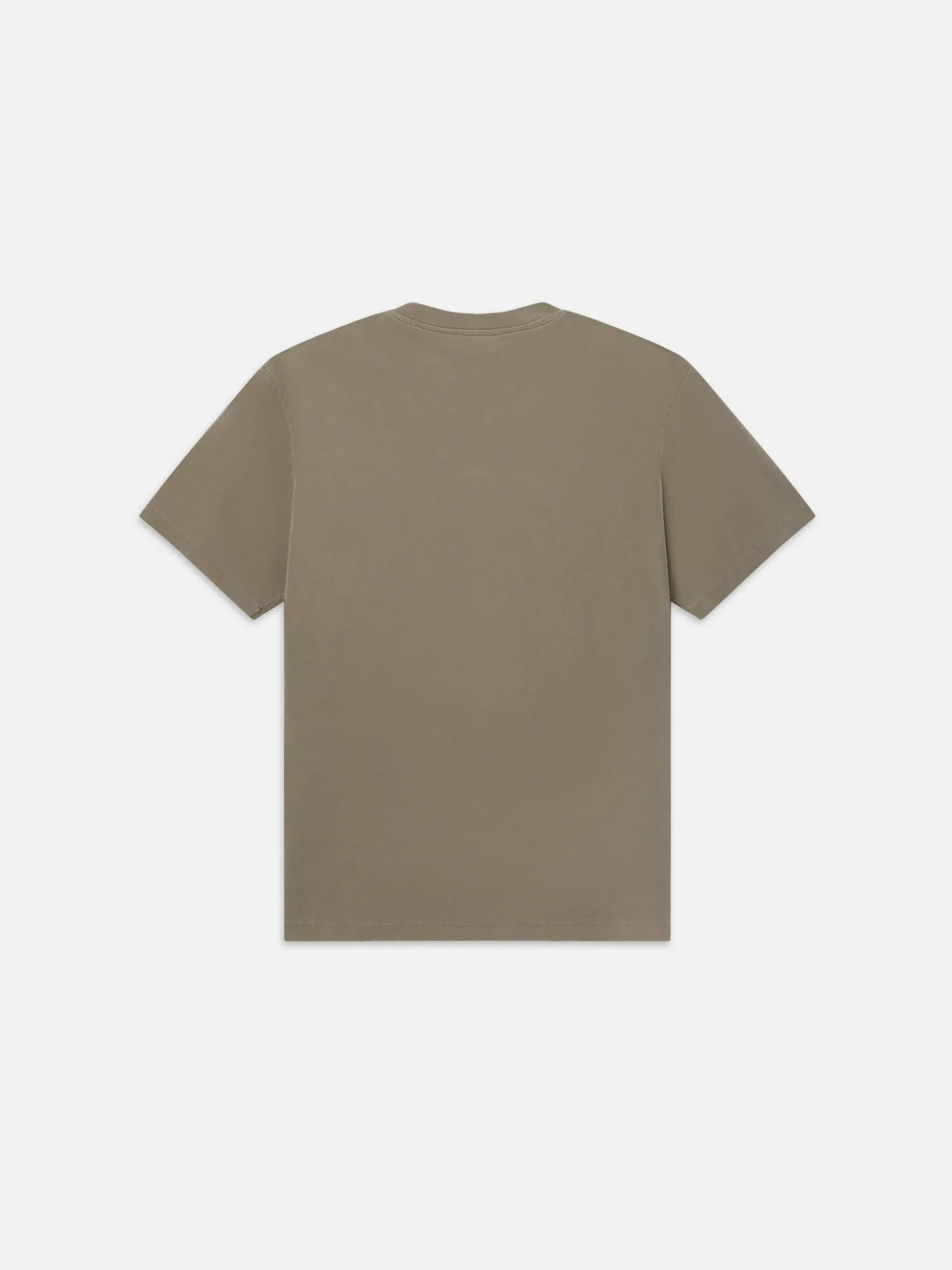 Relaxed Tee in Light Olive