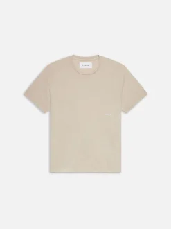 Relaxed Tee in Washed Off White