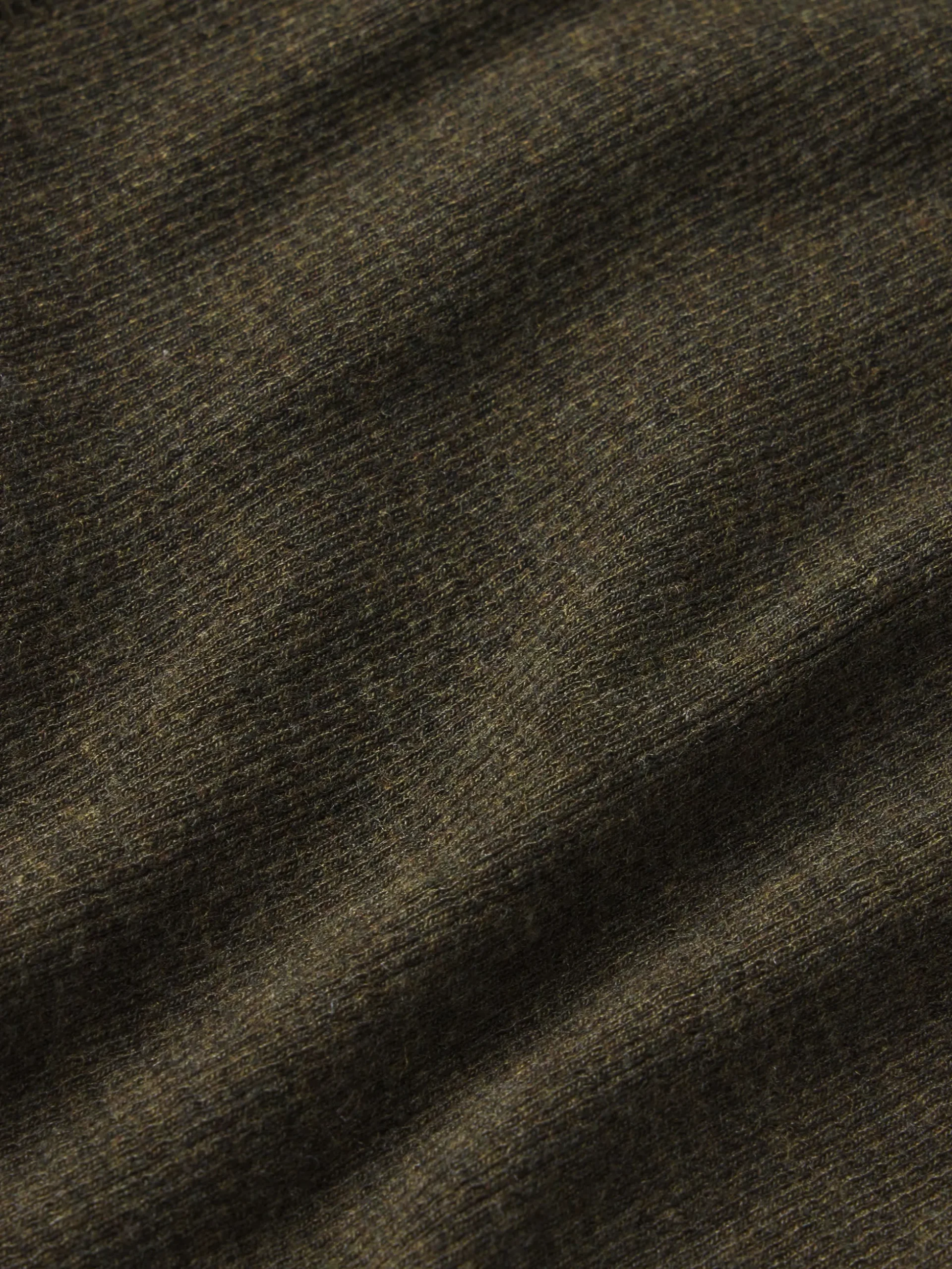 Rib Scoop Neck Tank in Rich Military Heather