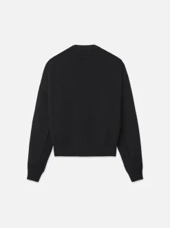 Ritz Men's Cashmere Crewneck in Black