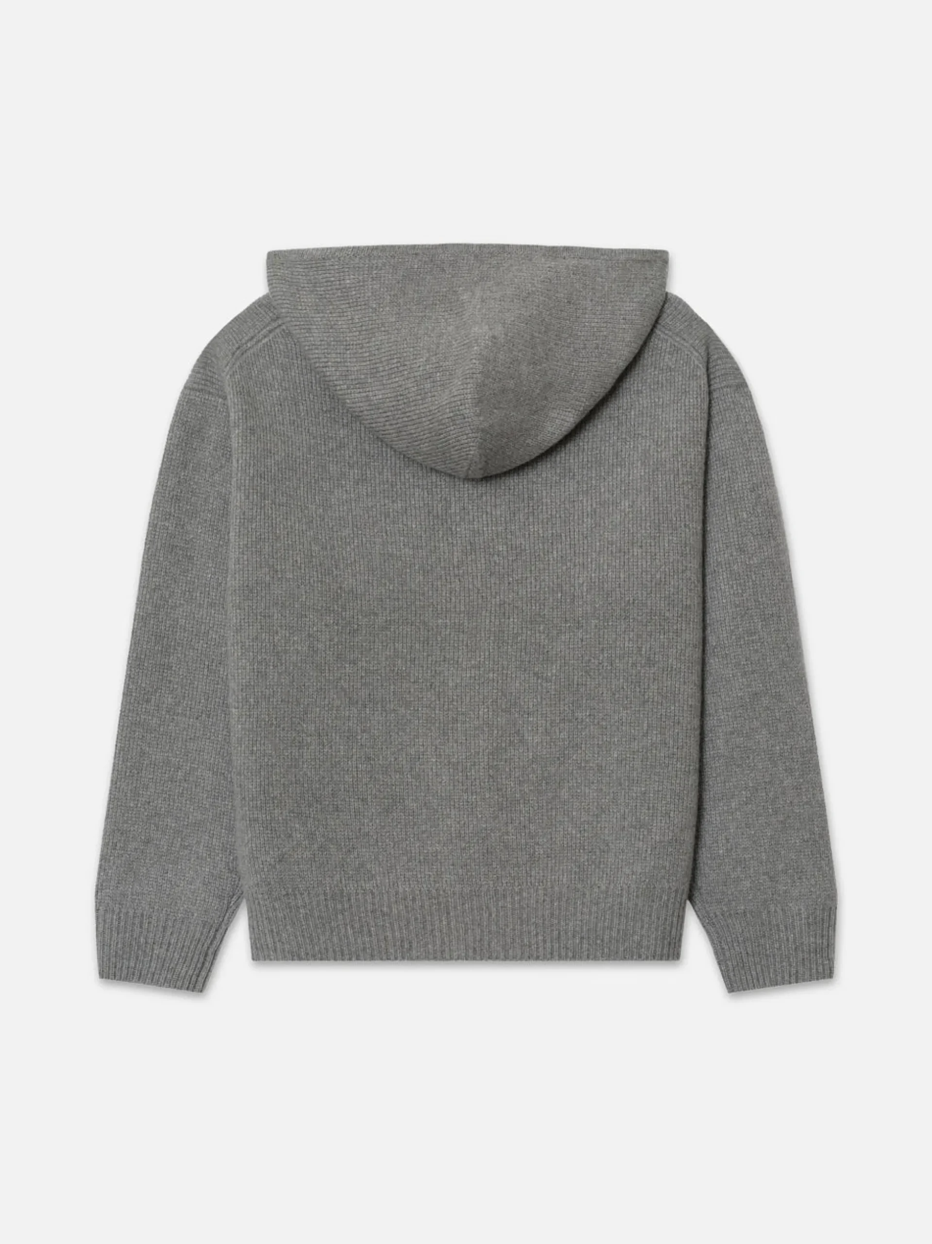 Ritz Men's Cashmere Full Zip Hoodie in Warm Gray
