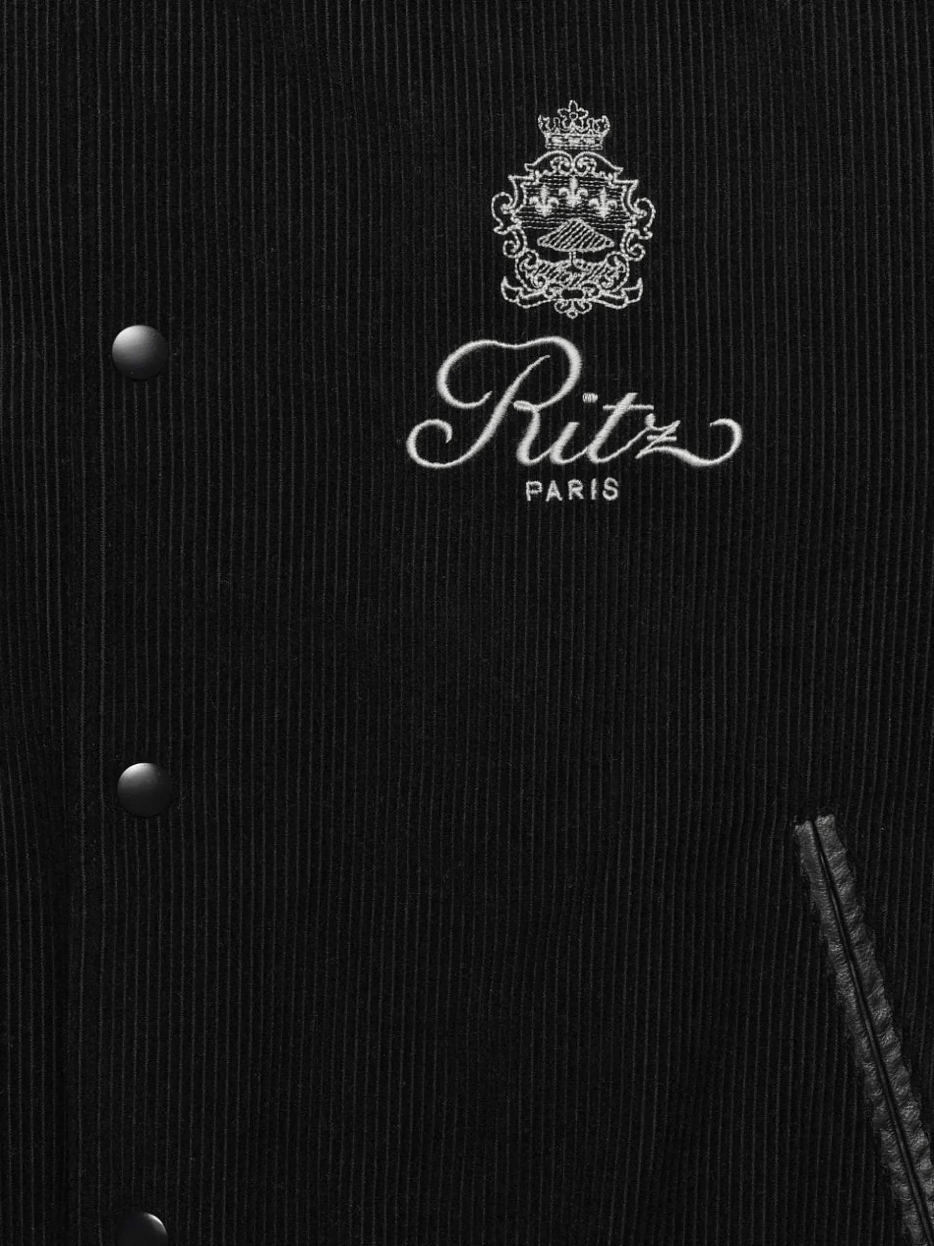 Ritz Men's Corduroy Jacket in Black