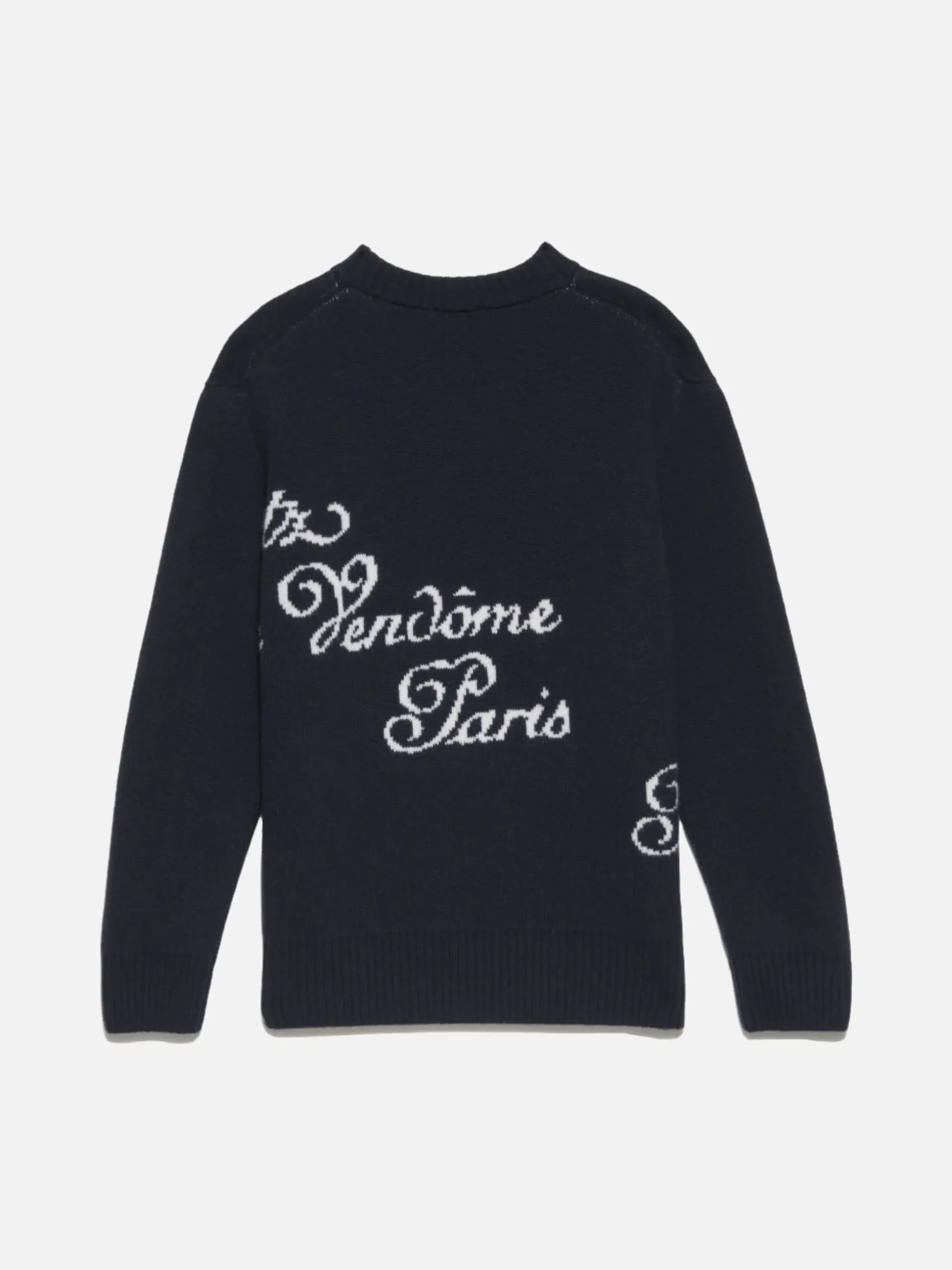 Ritz Mens Crew Sweater in Navy Multi