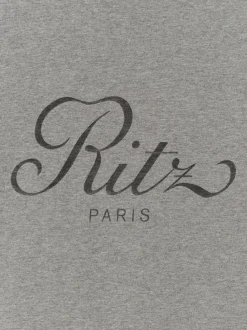 Ritz Men's Cropped Relaxed T Shirt in Heather Grey