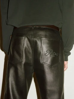 Ritz Men's Leather Pant in Black