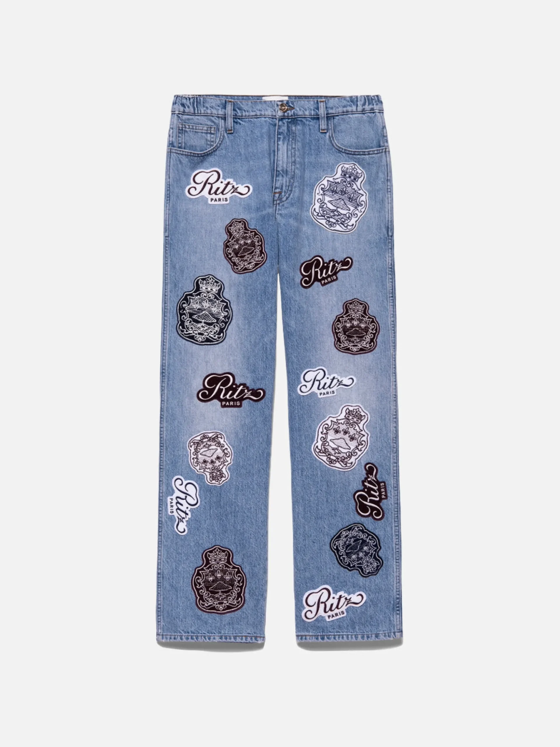 Ritz Men's Wide Leg Jean in Saint-Rustique