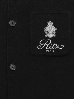 Ritz Men's Wool Shirt in Black