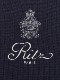 Ritz Unisex Cashmere Sweater in Navy