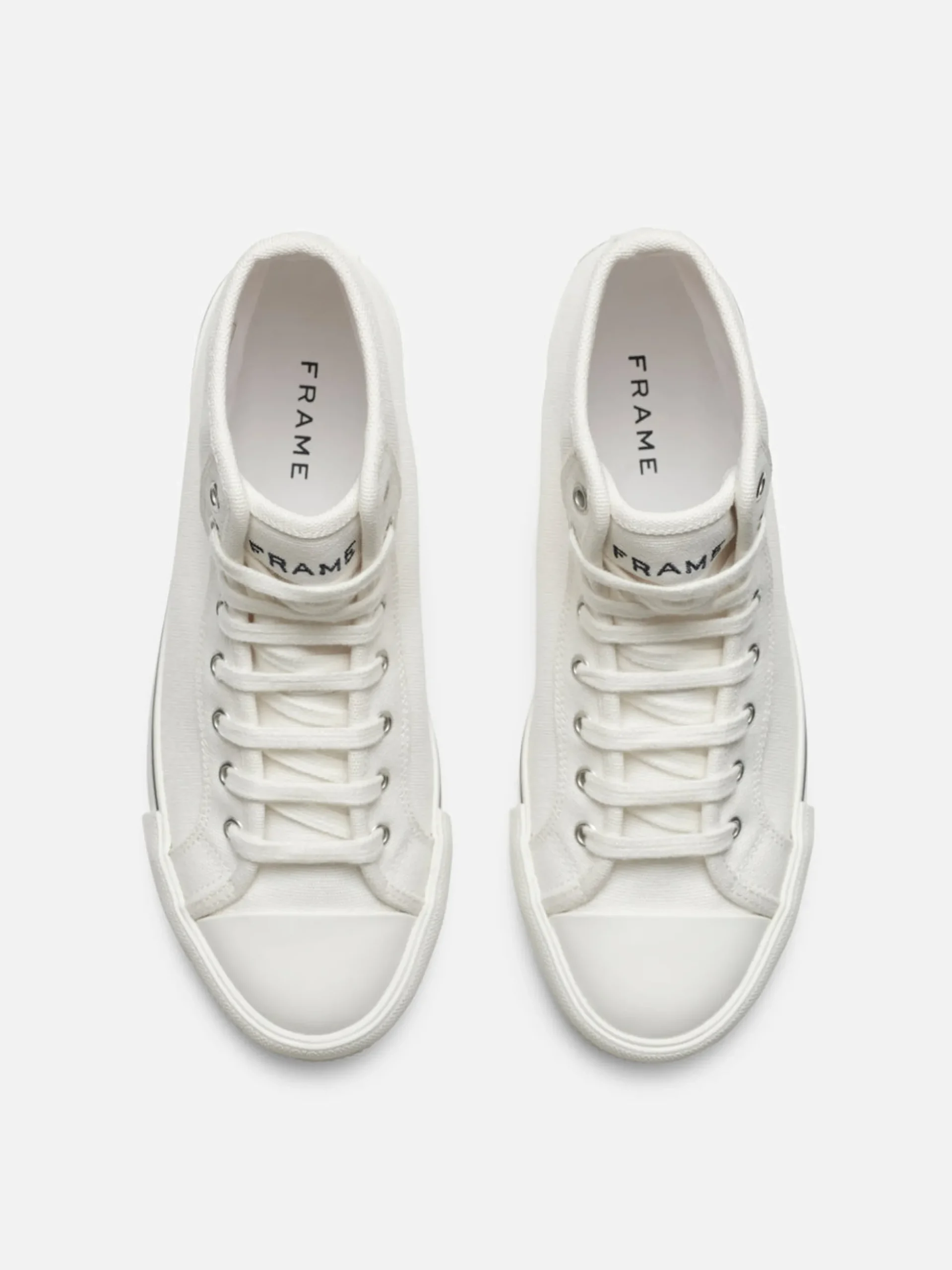 Ritz Unisex High Top Sneaker in Blanc