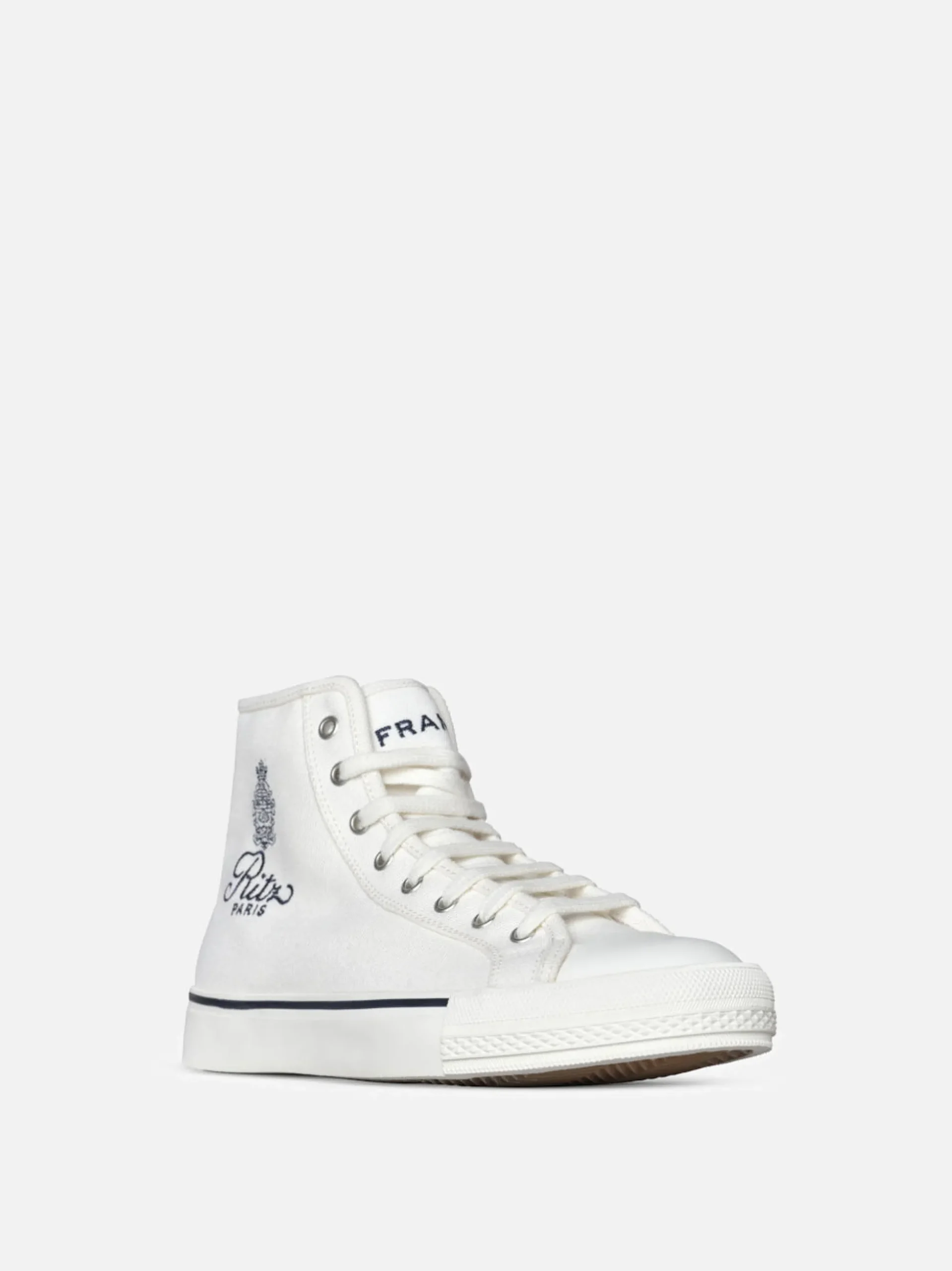 Ritz Unisex High Top Sneaker in Blanc