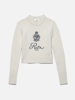 Ritz Women's Cashmere Sweater in Off White