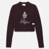 Ritz Women's Cashmere Sweater in Bordeaux