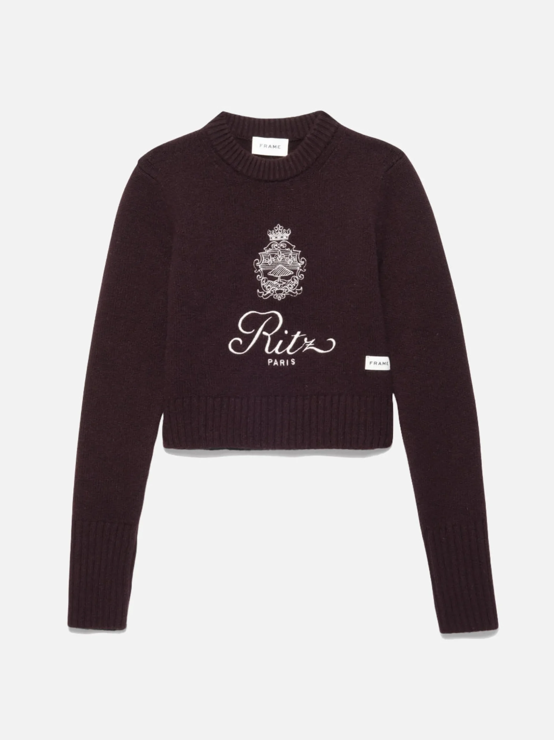 Ritz Women's Cashmere Sweater in Bordeaux