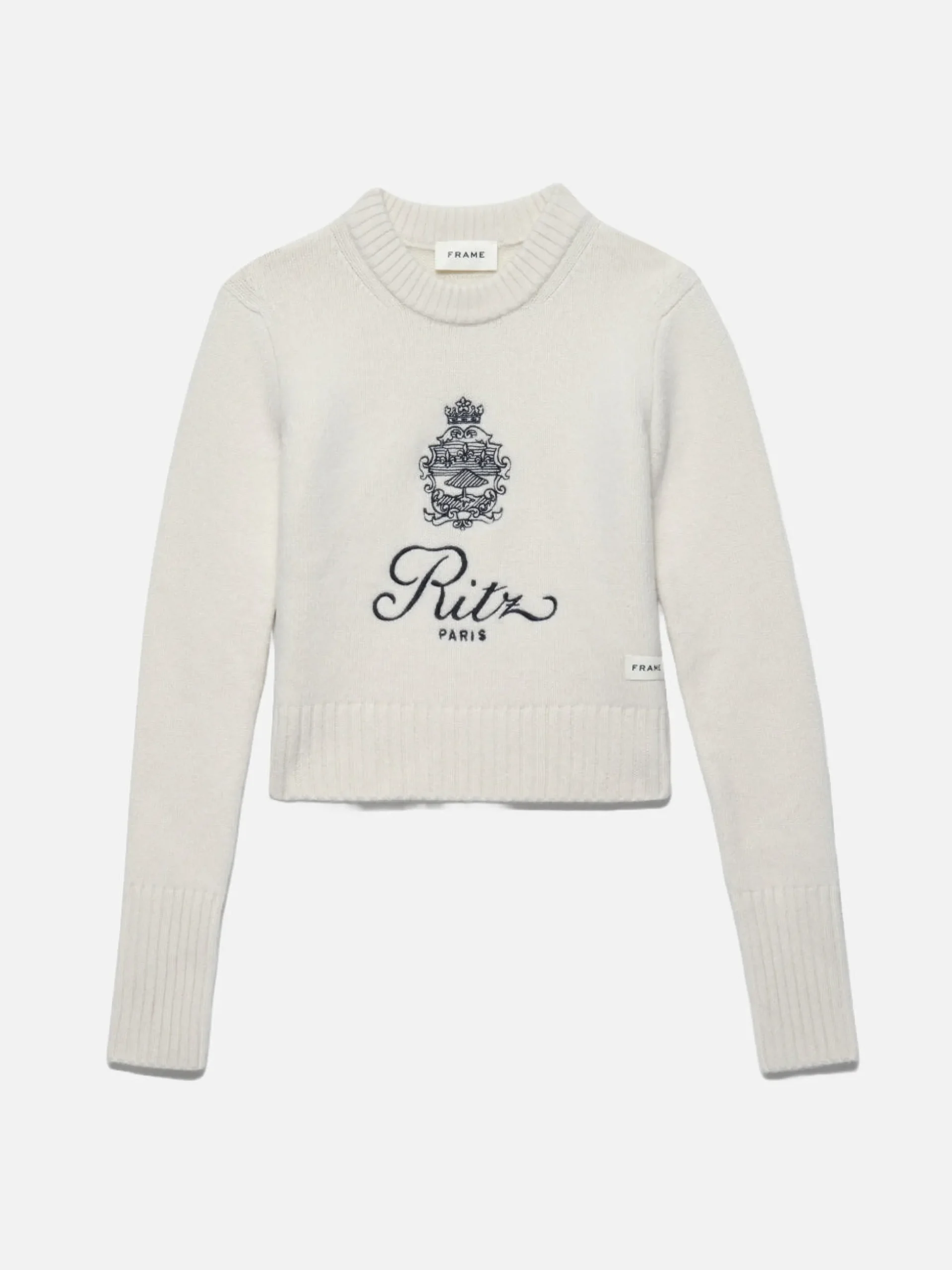 Ritz Women's Cashmere Sweater in Off White