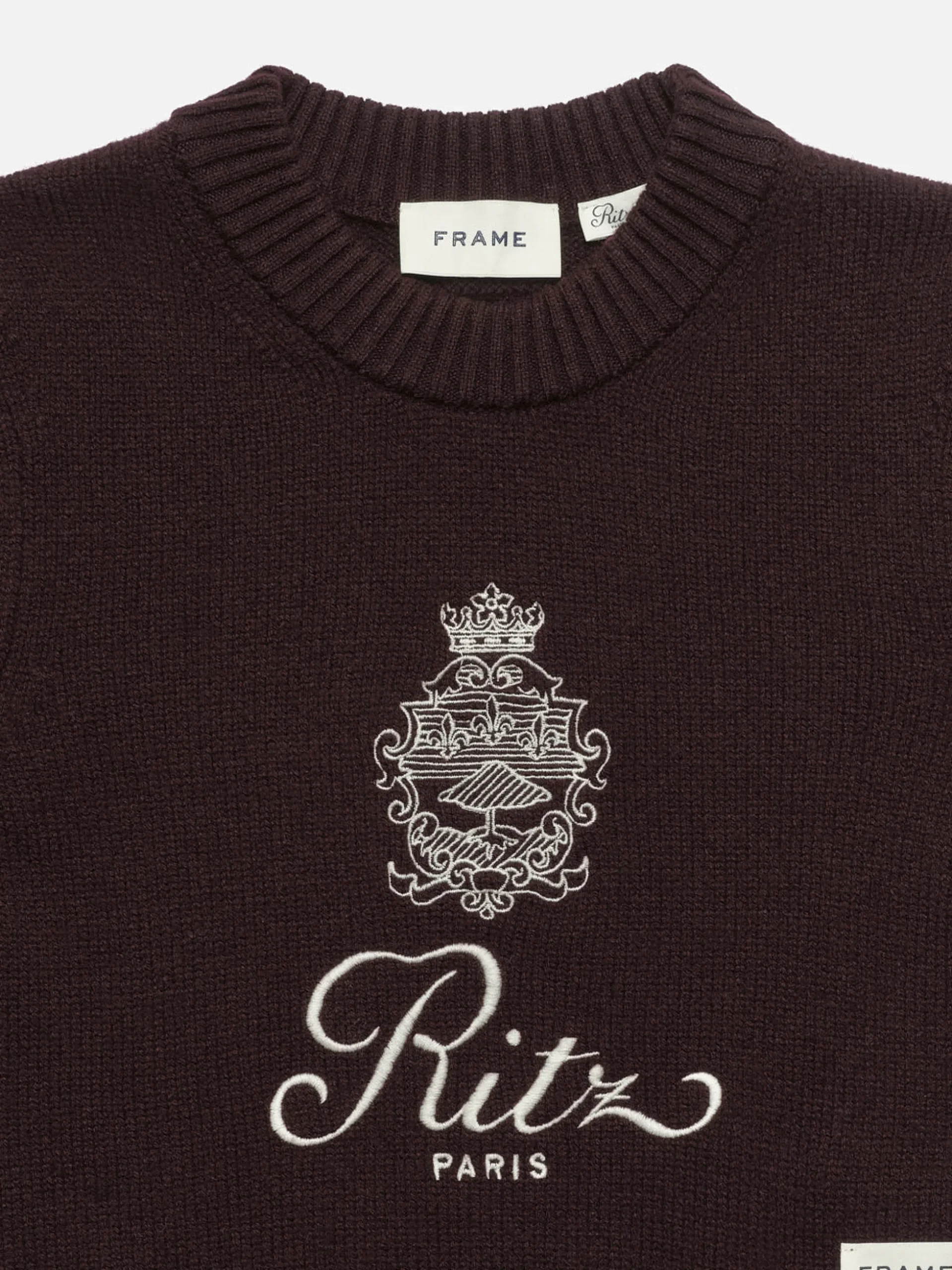 Ritz Women's Cashmere Sweater in Bordeaux