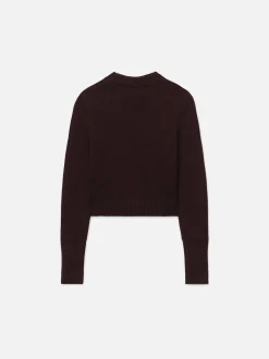 Ritz Women's Cashmere Sweater in Bordeaux