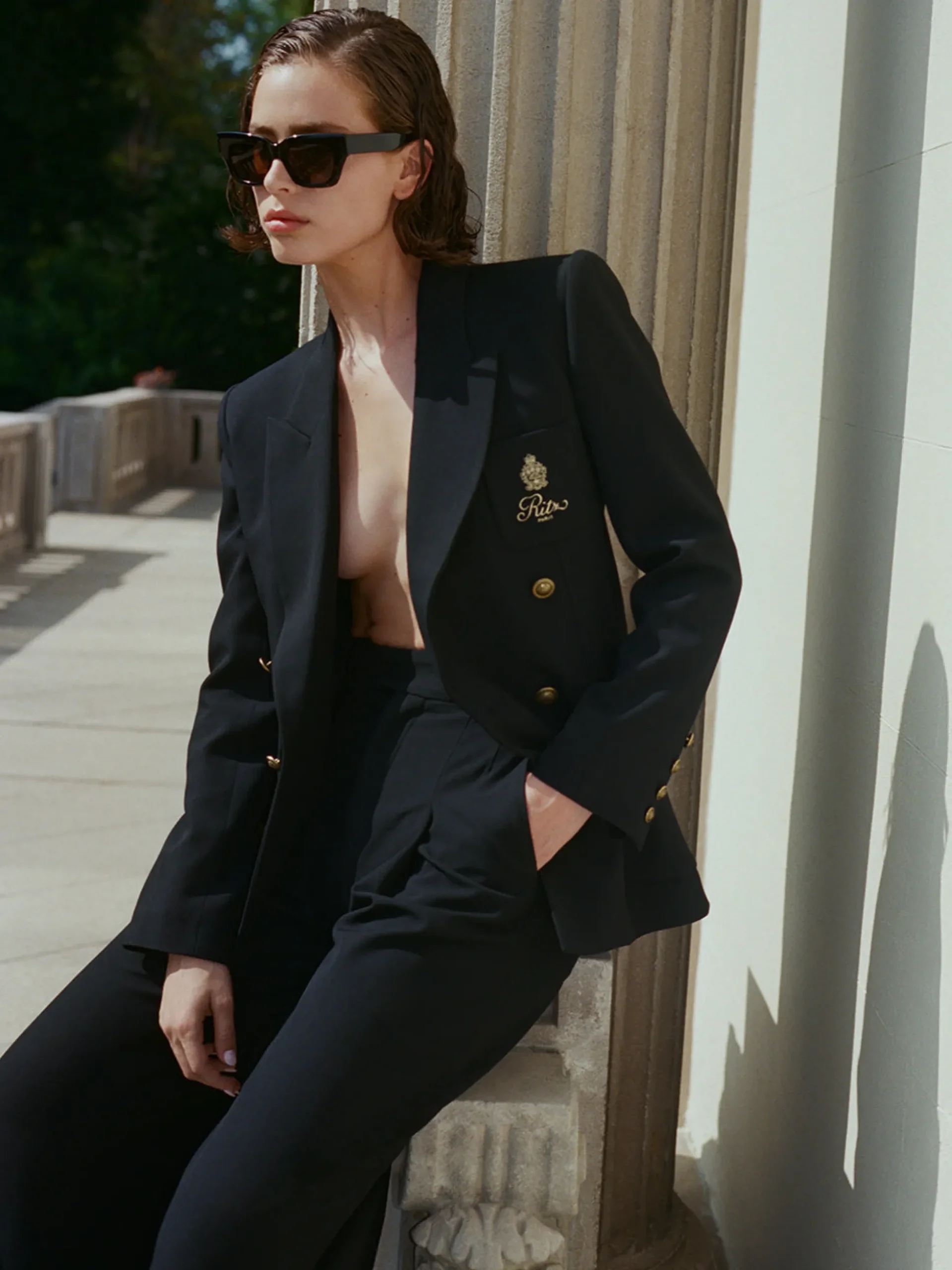 Ritz Women's Club Blazer in Black