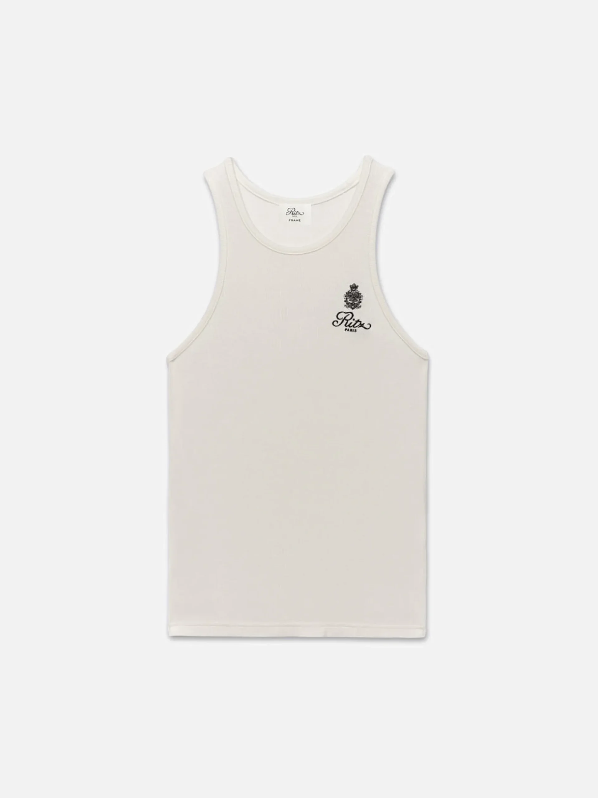 Ritz Women's Rib Tank in White