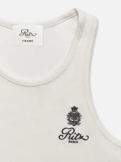 Ritz Women's Rib Tank in White