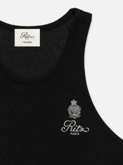 Ritz Women's Rib Tank in Black