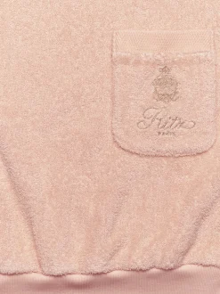 Ritz Women's Terry Cropped Sweatshirt in Ritz Pink