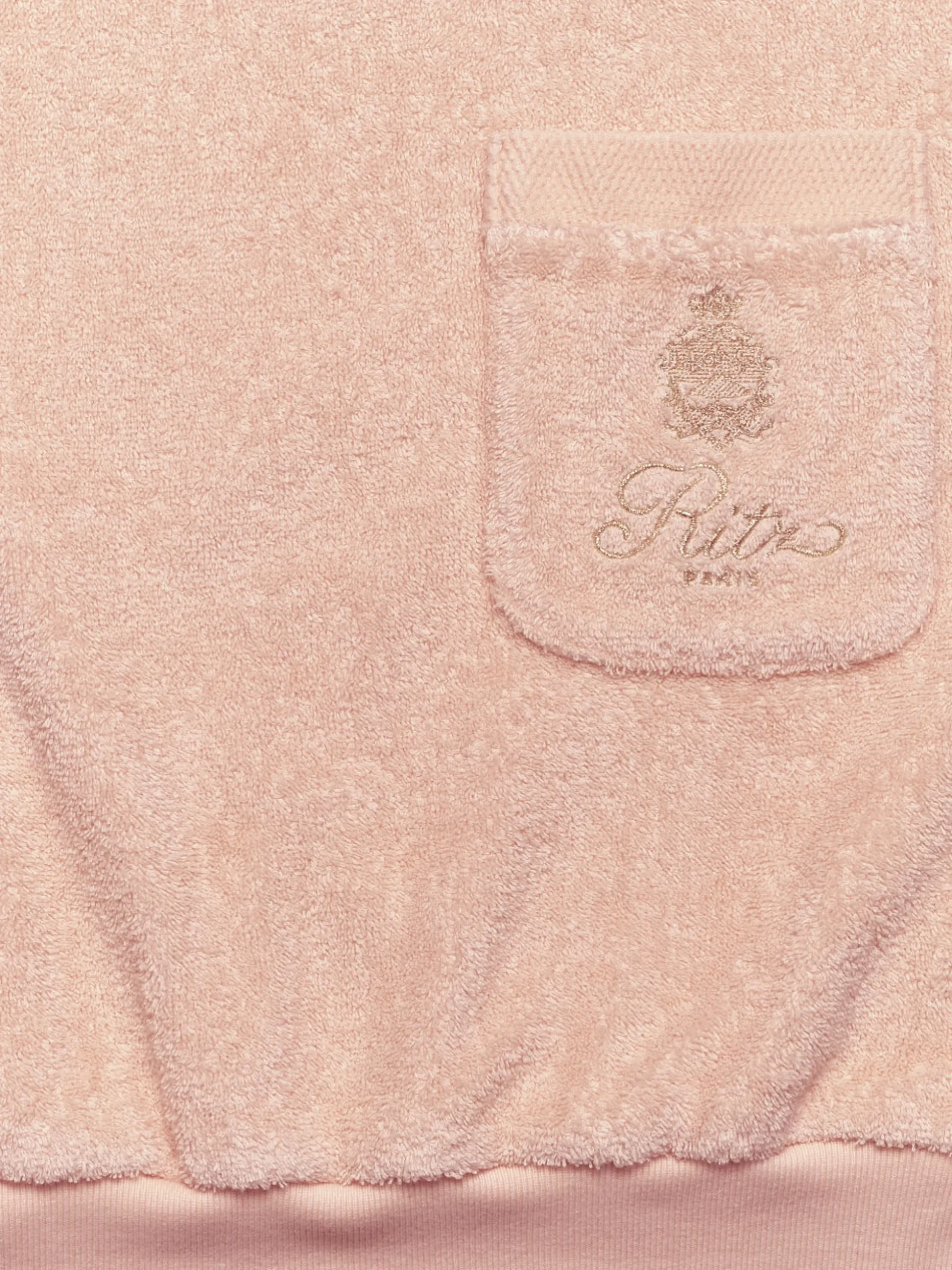 Ritz Women's Terry Cropped Sweatshirt in Ritz Pink