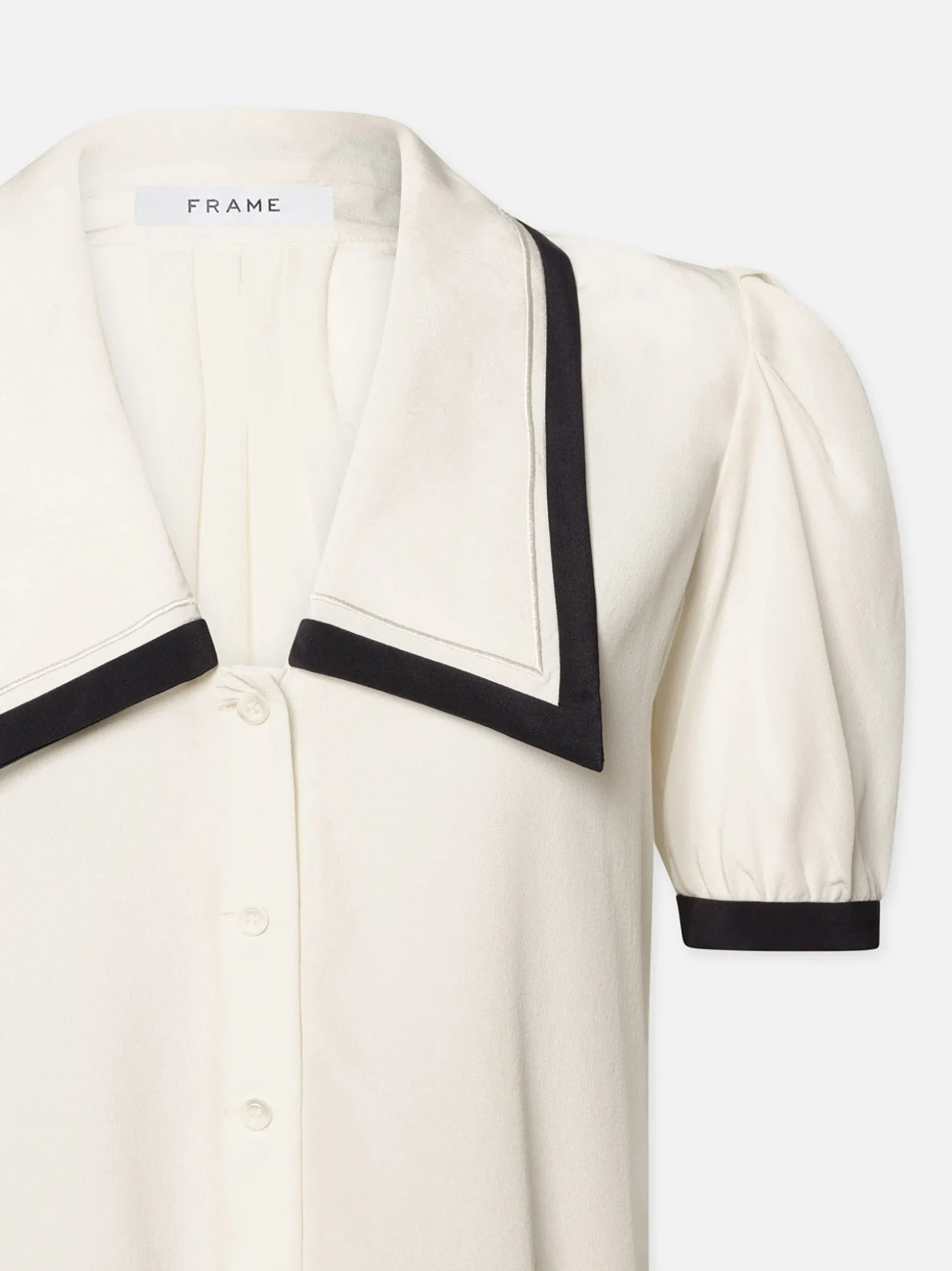 Sailor Blouse in Cream Multi