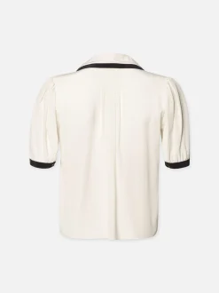 Sailor Blouse in Cream Multi