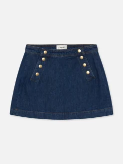 Sailor Snap Skirt in Celestine