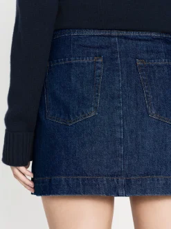 Sailor Snap Skirt in Celestine