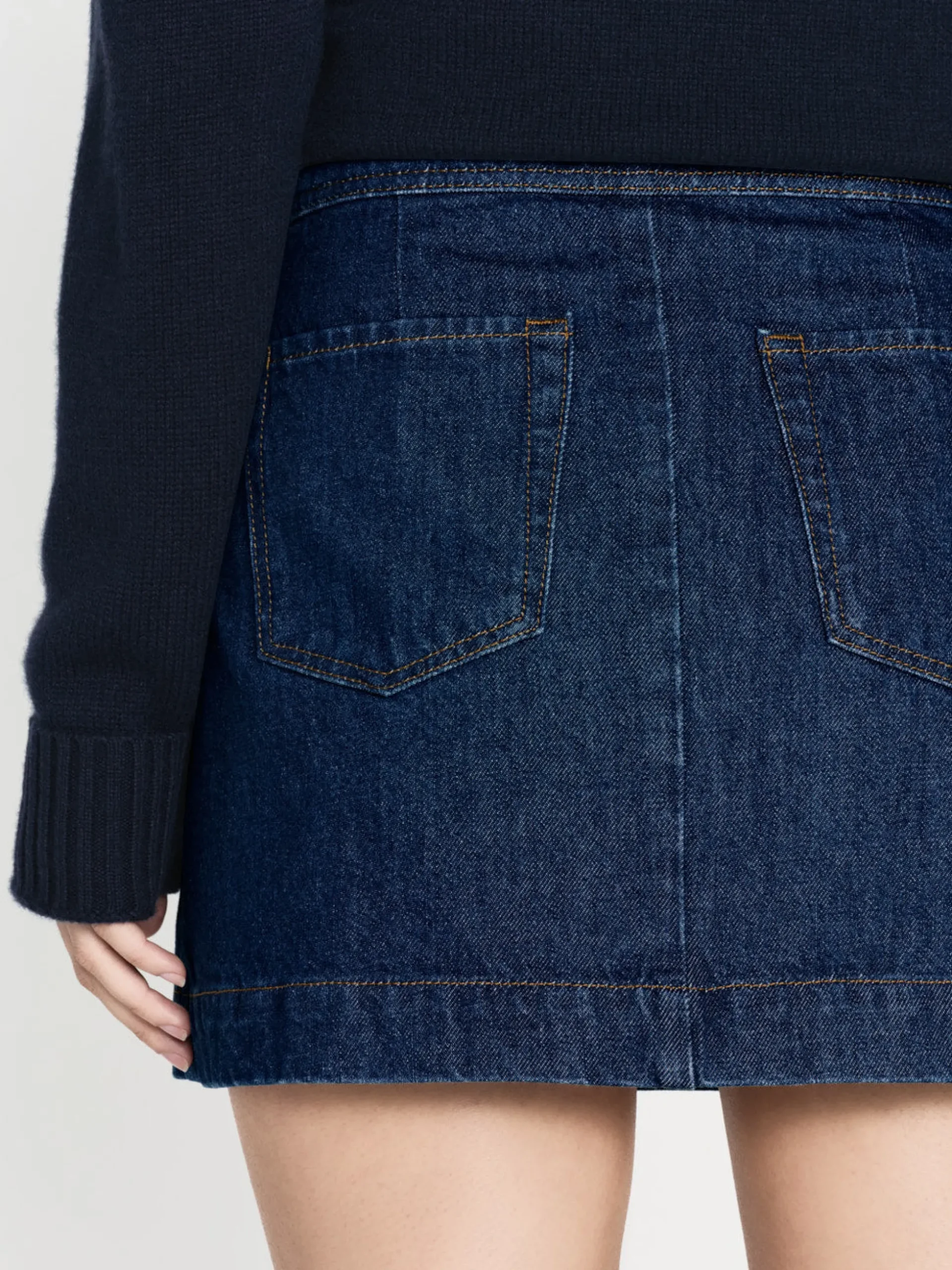 Sailor Snap Skirt in Celestine