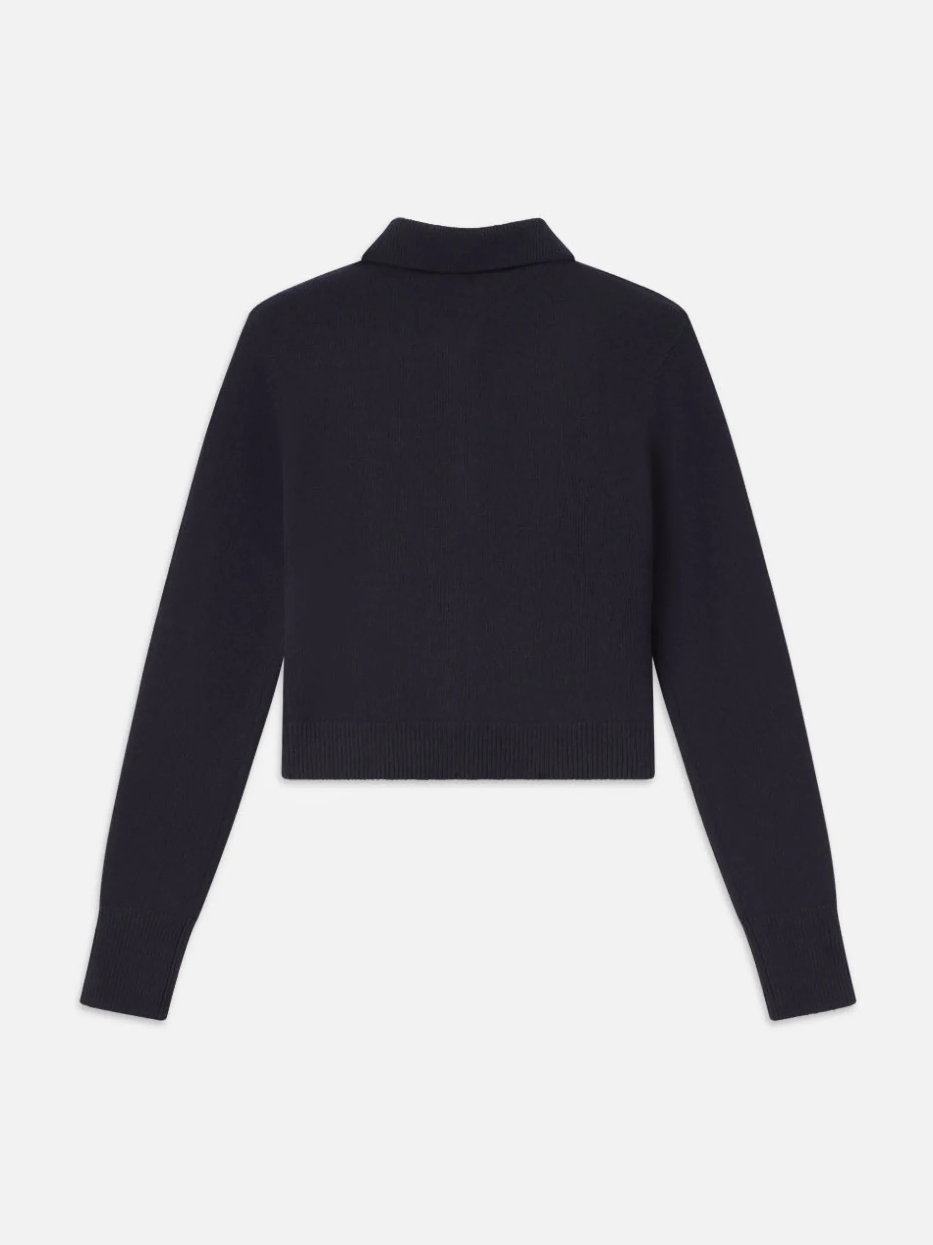 Shrunken Cashmere Cardi in Navy