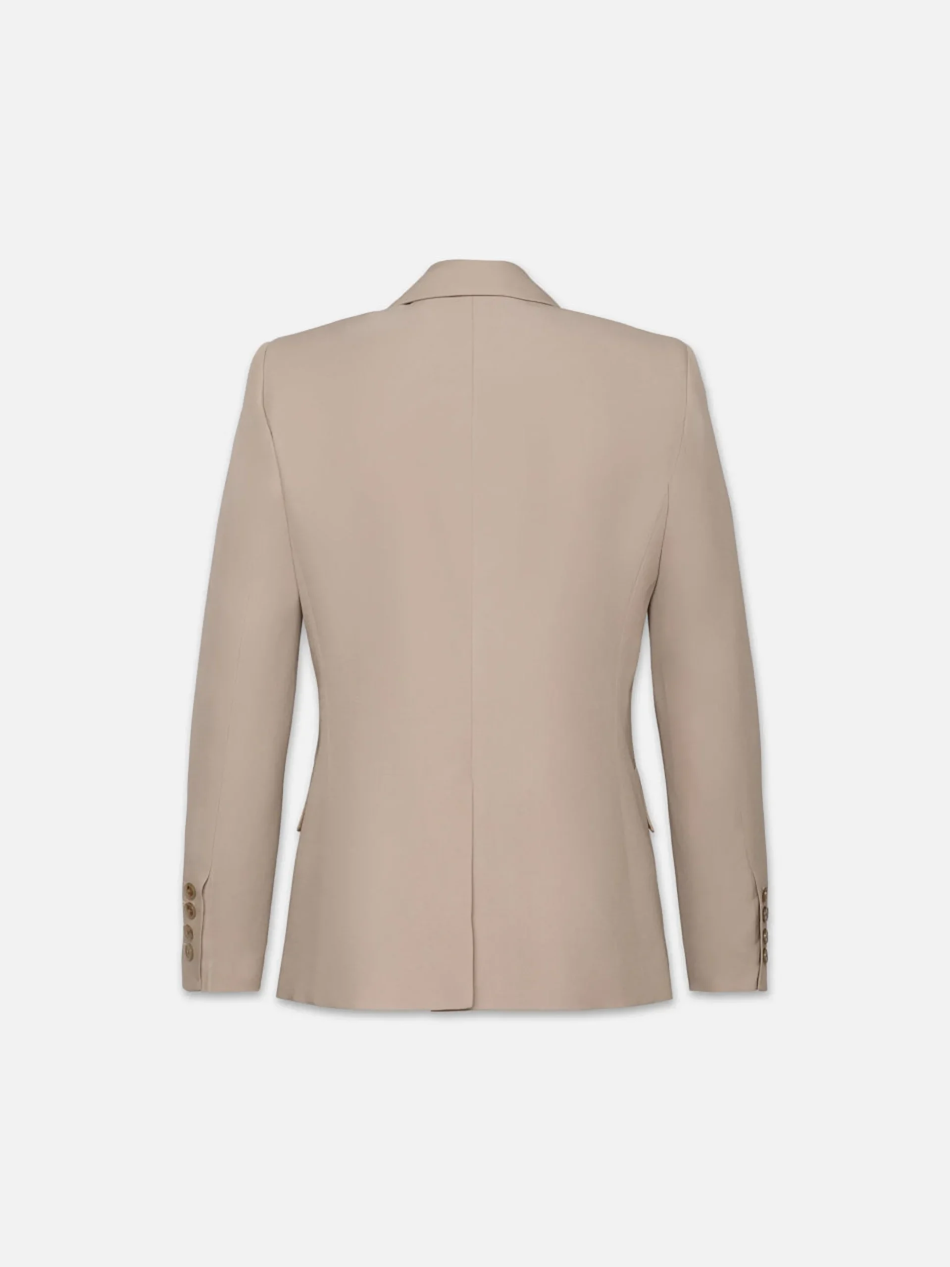 Single Button Blazer in Light Beige