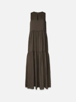 Sleeveless Tiered Maxi in Cypress