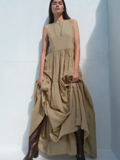 Sleeveless Tiered Maxi in Cypress