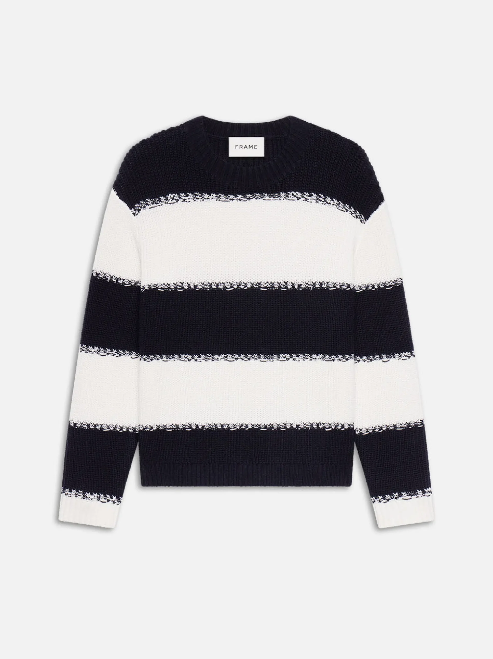 Striped Sweater in Dark Navy Stripe