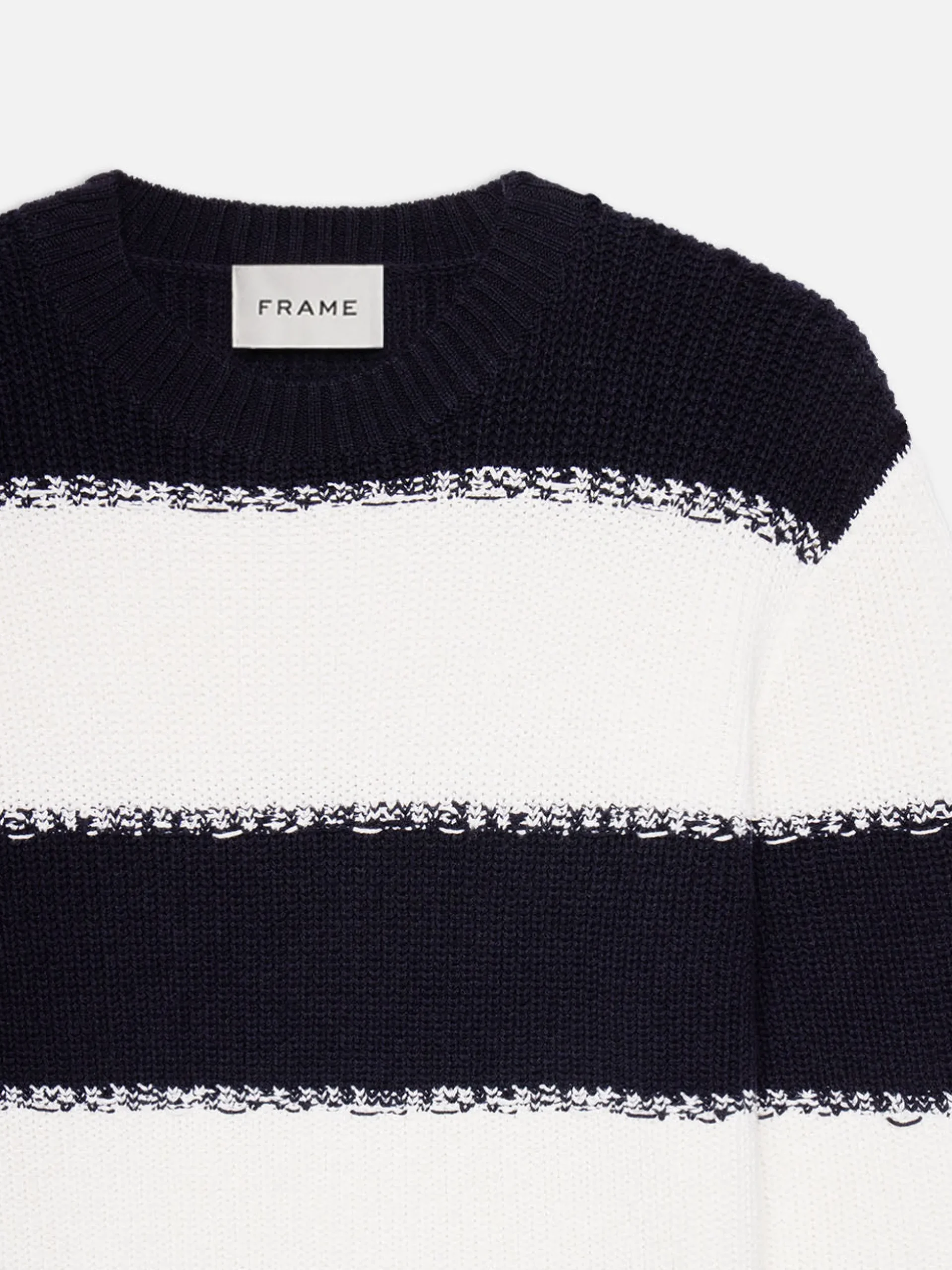 Striped Sweater in Dark Navy Stripe