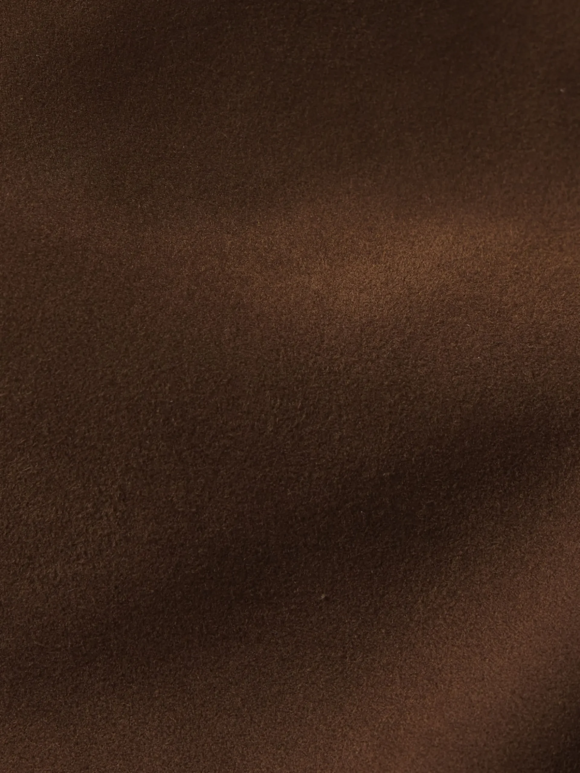 Suede Jacket in Dark Camel