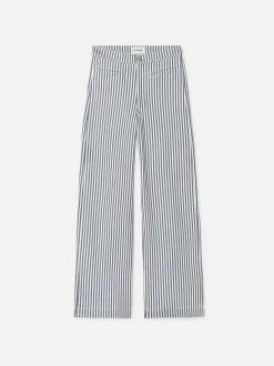 Tailored Trouser in Seaport Stripe