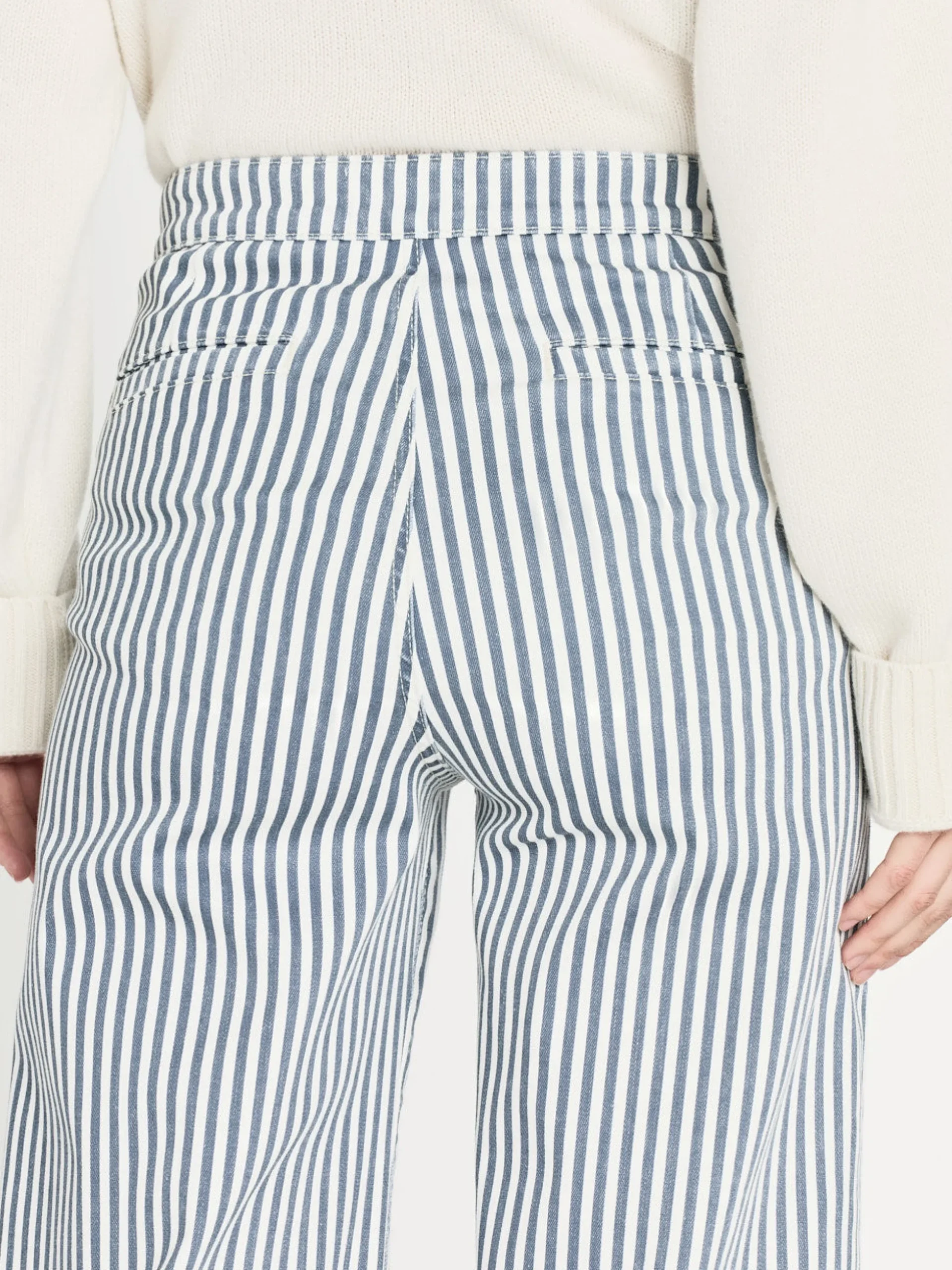 Tailored Trouser in Seaport Stripe
